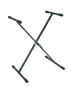 RX Stand a X per Tastiera Telaio Singolo Ball Lock Nero