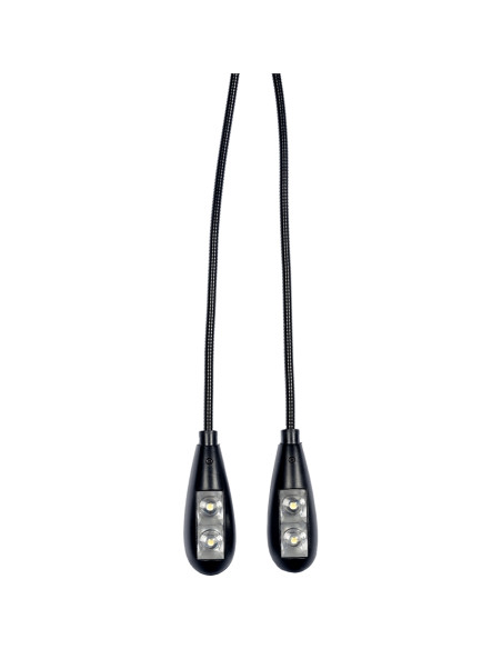 LP2L 2 lampade a Clip Flessibile per Leggio (4 led)