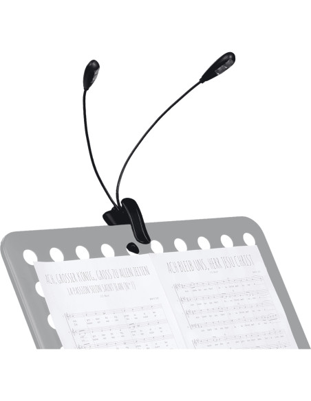 LP2L 2 lampade a Clip Flessibile per Leggio (4 led)
