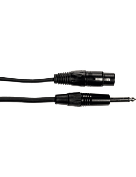 M05J Cavo Microfonico Jack Sbilanciato/XLR Femmina 5 m