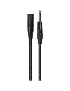 M01JX Cavo Microfonico Jack Sbilanciato/XLR Maschio 1 m