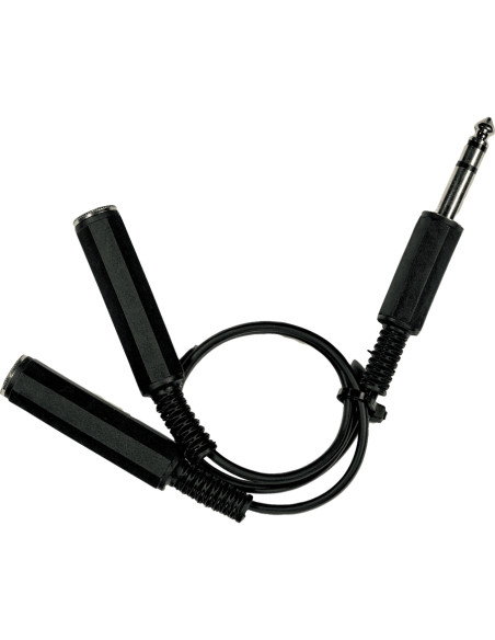 B2FST Cavo Y Stereo 2x TS (Mono) Femmina/1x Jack TRS (Stereo)