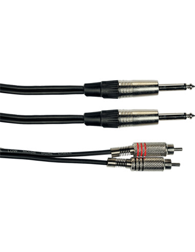 K03-3 Cavo Segnale Stereo 2x RCA maschio/2x...