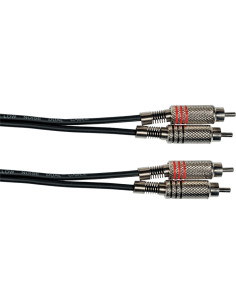 K04-1 Cavo Segnale 2x RCA Maschio/2x RCA Maschio 1 m 2
