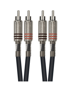 K04-3 Cavo Segnale 2x RCA Maschio/2x RCA Maschio 3 m