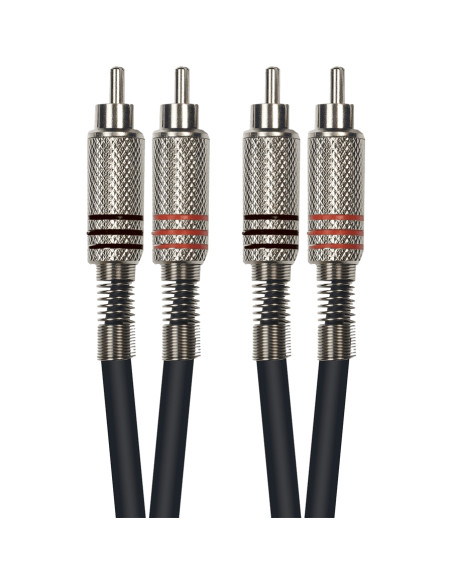 K04-3 Cavo Segnale 2x RCA Maschio/2x RCA Maschio 3 m