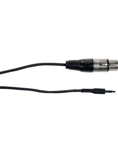 K12-3 Cavo Segnale XLR Femmina/Mini Jack TRS 3 m
