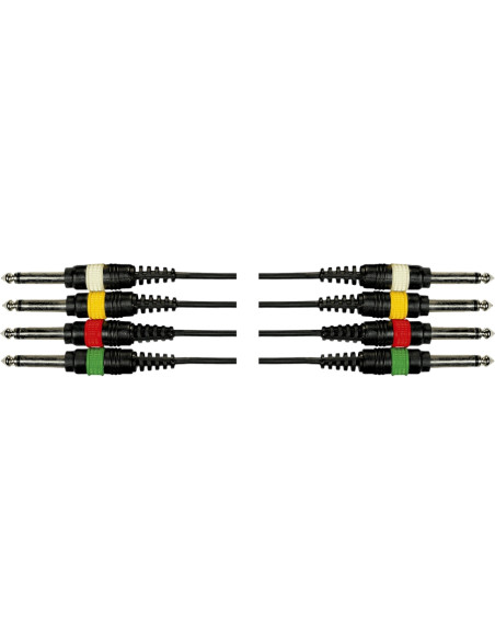 MU01 Cavo Multiplo 4x Jack Mono/4x Jack Mono 3 m