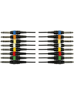 OC02 Frusta 8 Cavi Jack Mono/Jack Mono 5 m