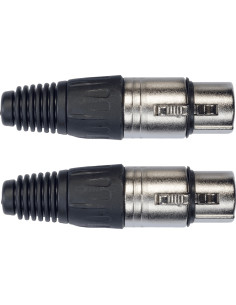 XLR02 Connettori XLR Femmina 2 Pcs
