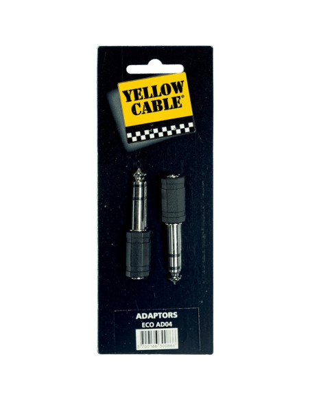 AD04 Adattatore Jack TRS Maschio/Mini Jack TRS Femmina 2 Pcs