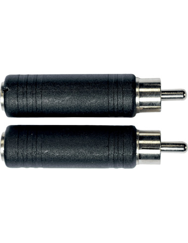 AD08 Adattatore RCA Maschio/Jack Mono Femmina 2 Pcs