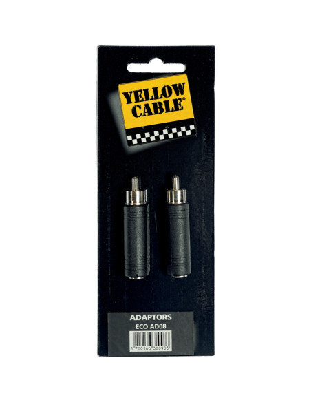 AD08 Adattatore RCA Maschio/Jack Mono Femmina 2 Pcs