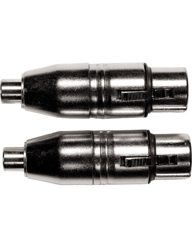 AD20 Adattatore RCA Femmina/XLR Femmina 2 Pcs