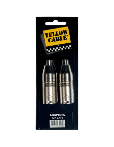 AD21 Adattatore RCA Femmina/XLR Maschio 2 Pcs