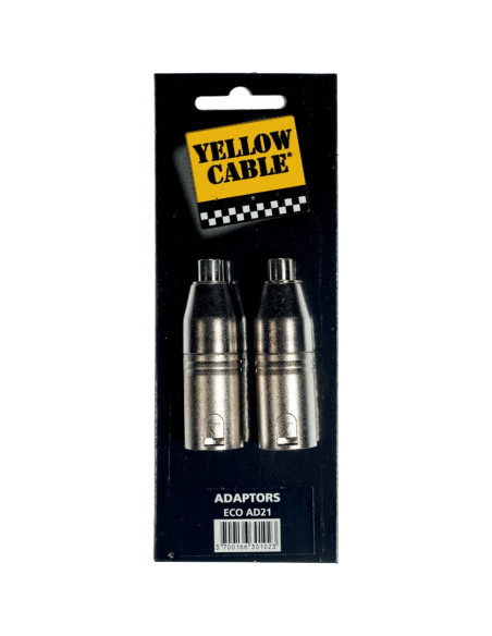 AD21 Adattatore RCA Femmina/XLR Maschio 2 Pcs