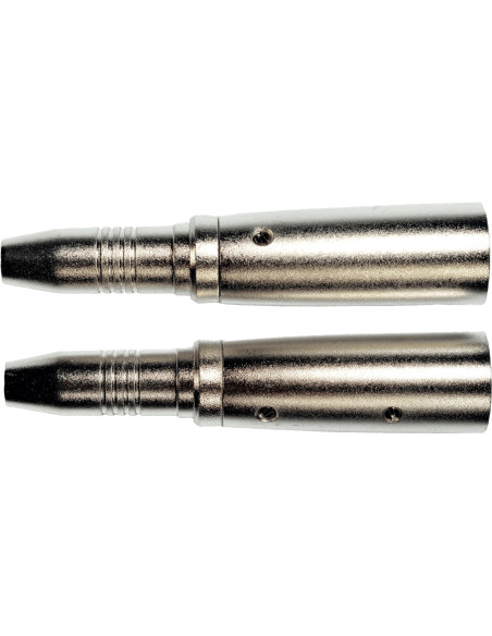 AD24 Adattatore Jack TRS Femmina/XLR Maschio 2 Pcs