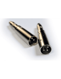 AD24 Adattatore Jack TRS Femmina/XLR Maschio 2 Pcs 2