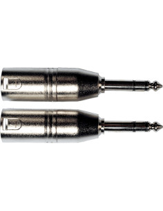 AD27 Adattatore Jack TRS Maschio/XLR Maschio 2 Pcs