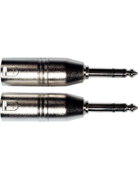 AD27 Adattatore Jack TRS Maschio/XLR Maschio 2 Pcs