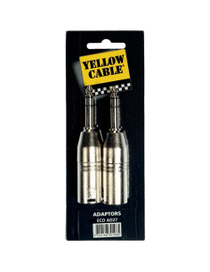 AD27 Adattatore Jack TRS Maschio/XLR Maschio 2 Pcs 2