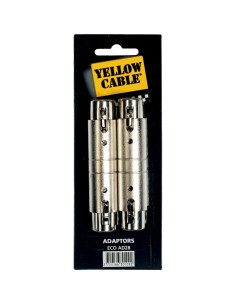 AD28 Adattatore XLR/XLR Femmina 2 Pcs 2