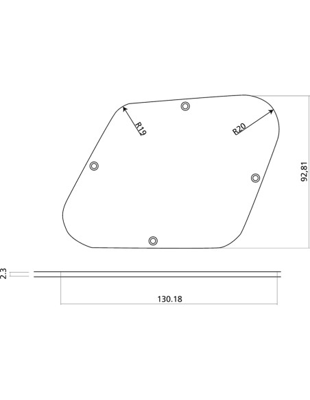 EZ2123 Piastra Posteriore Elettronica Les Paul® Style Avorio