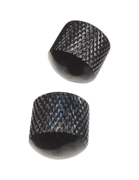 EZ1223B Manopole di regolazione Metallo Nero 2 Pcs