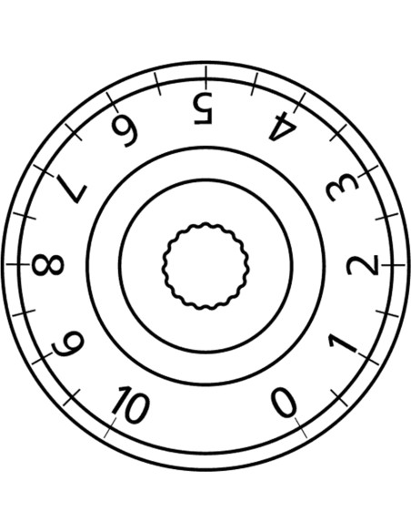 EZ1219A Manopole di regolazione Les Paul® Style Ambra 2 Pcs