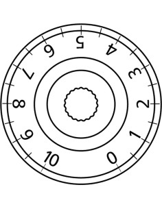 EZ1219G Manopole di regolazione Les Paul® Style Dorate 2 Pcs 2