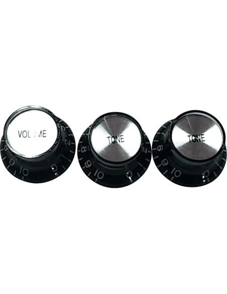 EZ2215B Manopole di regolazione SG® Style Nere 3 Pcs