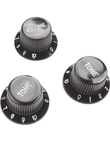 EZ1215B Manopole di regolazione Stratocaster® Style Nere 3 Pcs