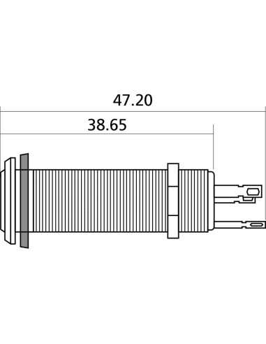 EZ1394C Presa Jack Stratocaster® Style Cromato