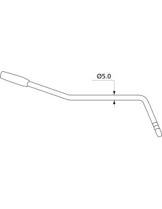 EZ1360C Leva Tremolo Push-in Cromata