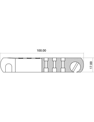 EZ1295C Cordiera Stopbar Les Paul® Style Cromata