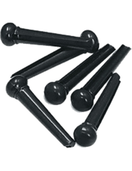 EZ1410B Pin Ponte Chitarra Acustica Neri 6 Pcs