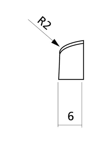 EZ1451 Capotasto Plastica Chitarra Acustica Avorio