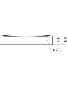 EZ1465 Capotasto Osso Chitarra Acustica