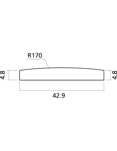 EZ1470 Capotasto Osso Chitarra Elettrica Stratocaster® Style