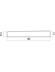 EZ1490 Selletta Plastica Chitarra Classica Avorio