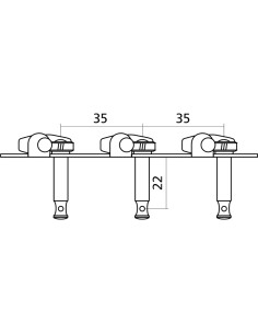 EZ1761N Meccaniche Chitarra Acustica 1+1 Ottone Cromato 2... 2