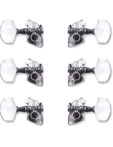EZ17900N Meccaniche Chitarra Acustica 3+3...
