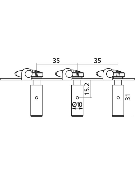 EZ1779N Meccaniche Chitarra Classica 1+1 Cromate 2 Pcs