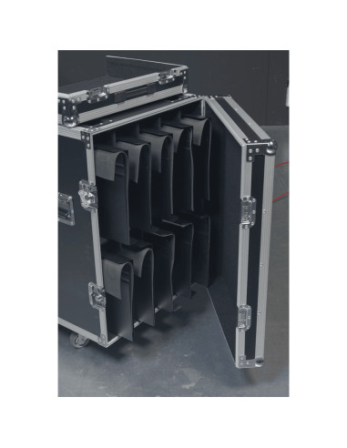 JHDF088 Flightcase per 20 Leggii Pieghevoli