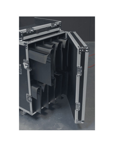 JHDF088 Flightcase per 20 Leggii Pieghevoli