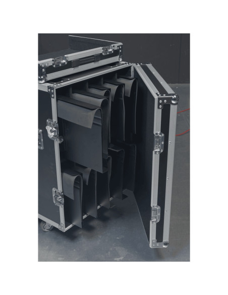 JHDF088 Flightcase per 20 Leggii Pieghevoli