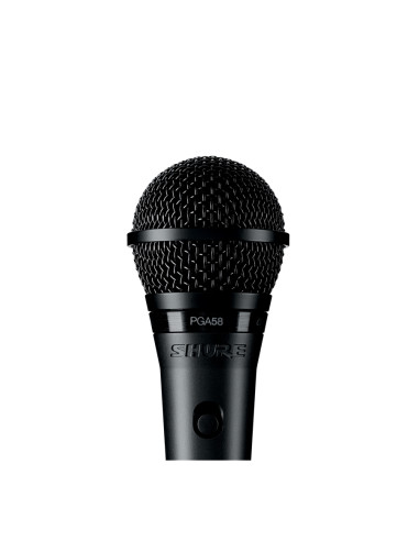 PGA58BTS Pack microfono, asta treppiedi, cavo XLR, astuccio