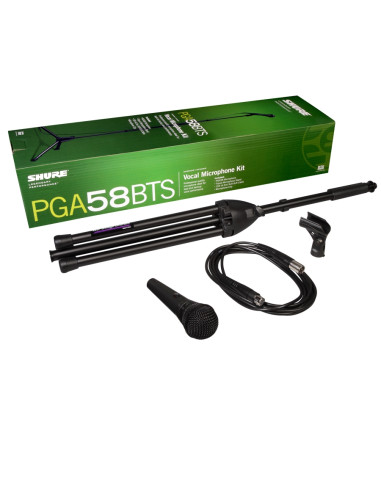 PGA58BTS Pack microfono, asta treppiedi, cavo...