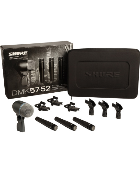 Shure DMK57-52 Kit per batteria 1x Beta 52A, 3x SM57