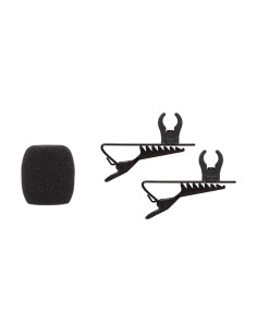 RK376 Clip lavalier e 2 antivento CVL-B/C-TQG